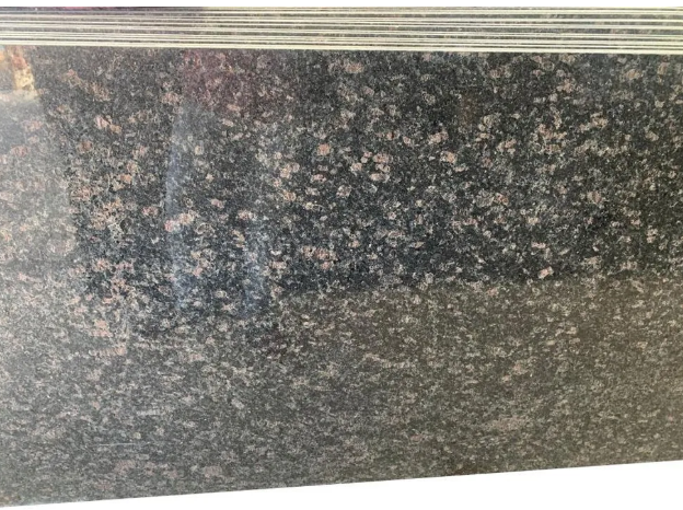 Tan black granite